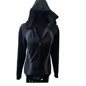 Lululemon Special One Black & Gray Full Zip Hoodie Women’s